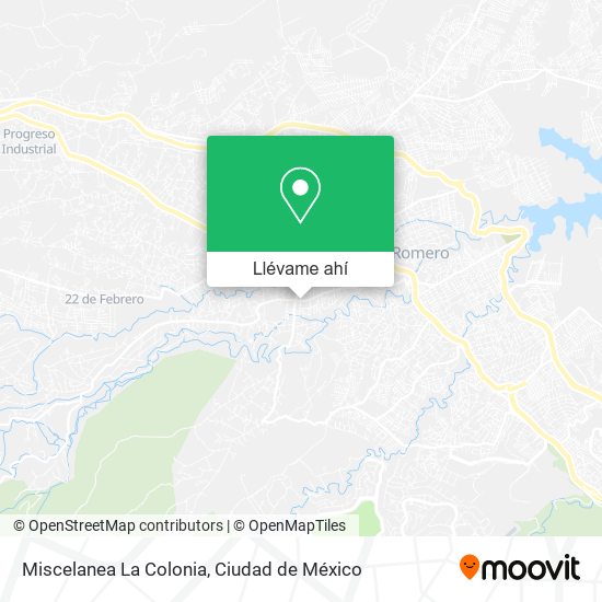 Mapa de Miscelanea La Colonia