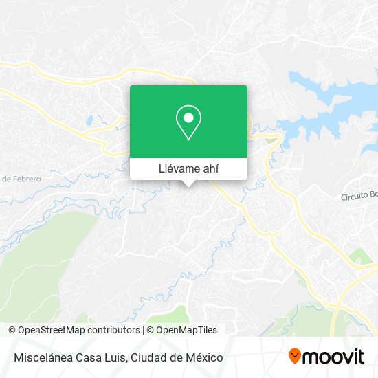 Mapa de Miscelánea Casa Luis