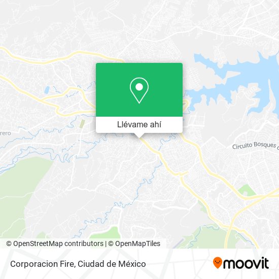 Mapa de Corporacion Fire