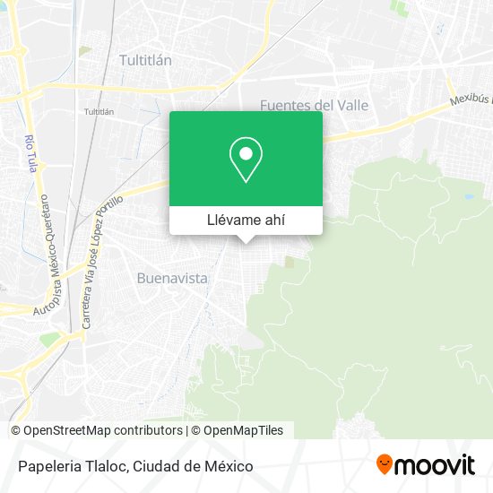 Mapa de Papeleria Tlaloc