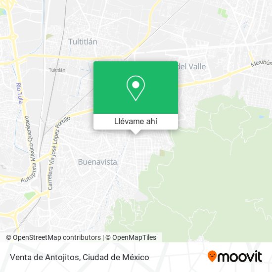 Mapa de Venta de Antojitos