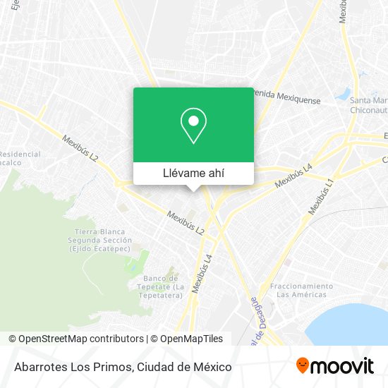 Mapa de Abarrotes Los Primos