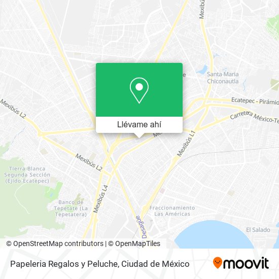 Mapa de Papeleria Regalos y Peluche