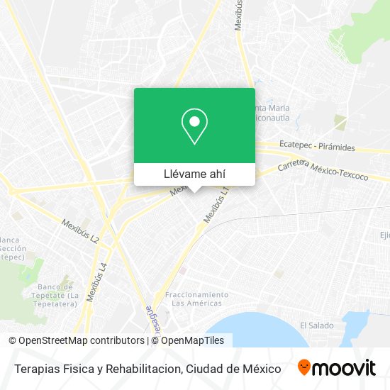 Mapa de Terapias Fisica y Rehabilitacion