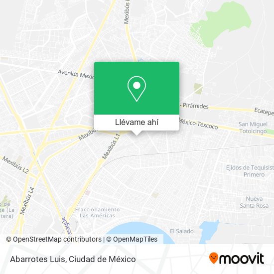 Mapa de Abarrotes Luis