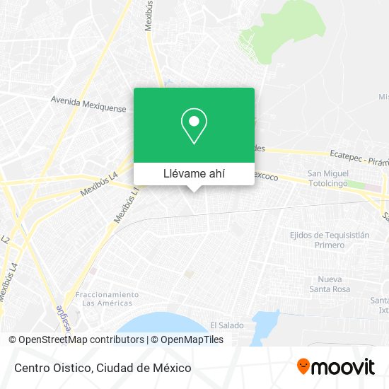 Mapa de Centro Oistico