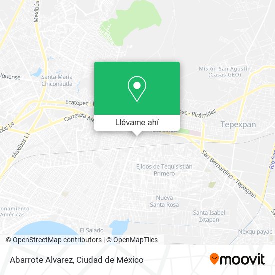 Mapa de Abarrote Alvarez