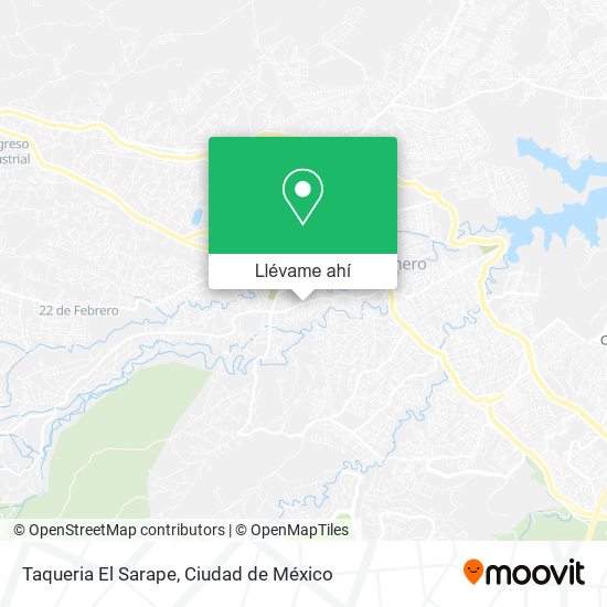 Mapa de Taqueria El Sarape