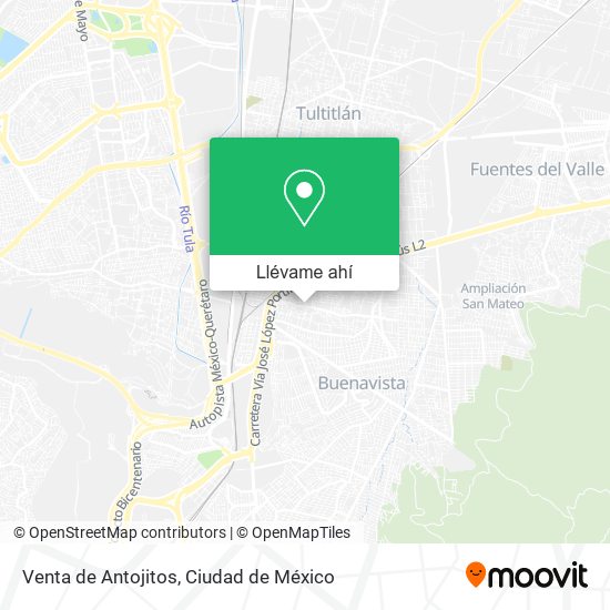 Mapa de Venta de Antojitos