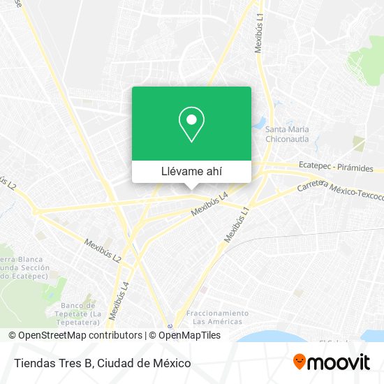 Mapa de Tiendas Tres B