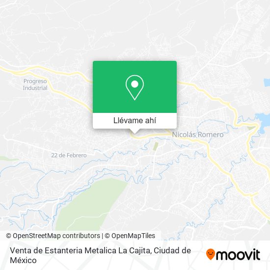 Mapa de Venta de Estanteria Metalica La Cajita