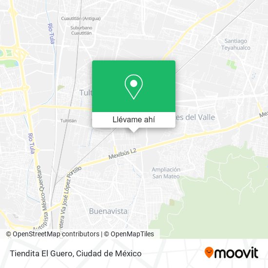 Mapa de Tiendita El Guero