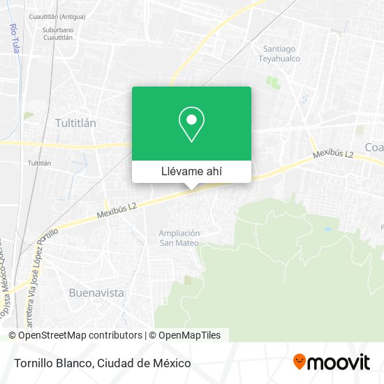 Mapa de Tornillo Blanco