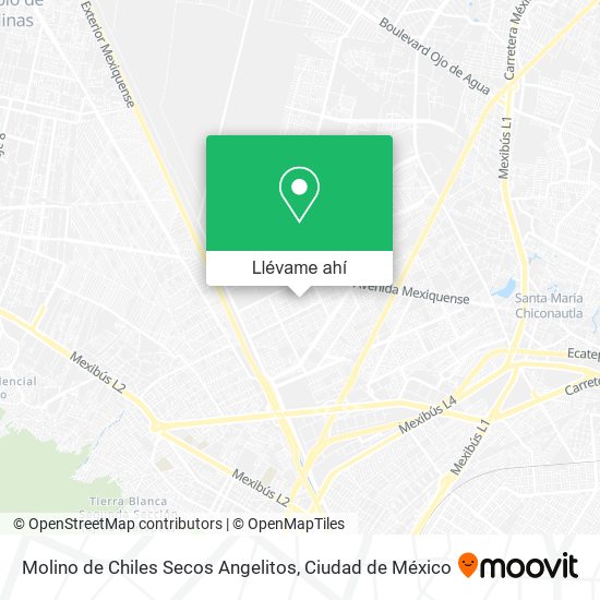 Mapa de Molino de Chiles Secos Angelitos