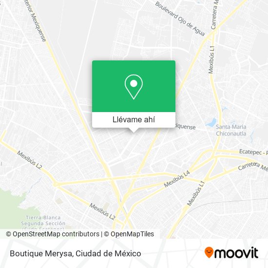 Mapa de Boutique Merysa