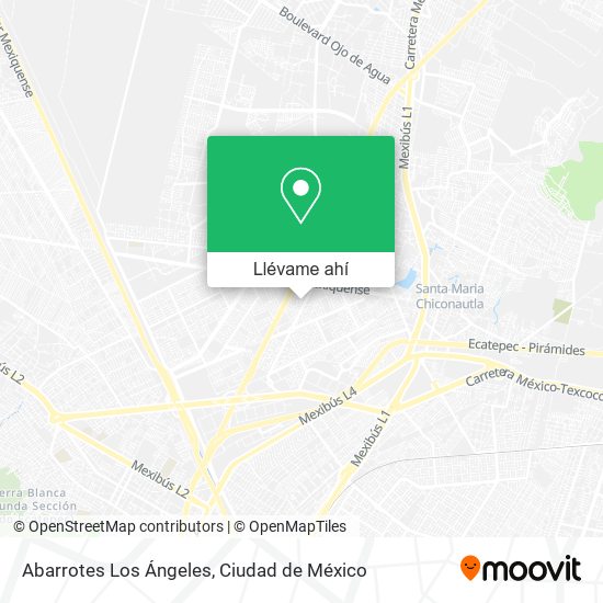 Mapa de Abarrotes Los Ángeles