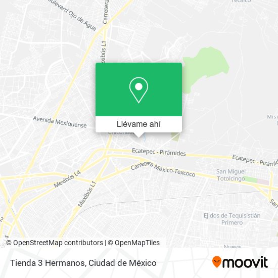 Mapa de Tienda 3 Hermanos