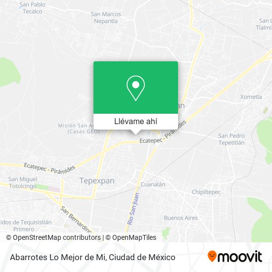 Mapa de Abarrotes Lo Mejor de Mi