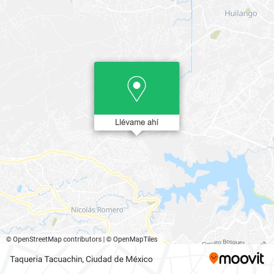 Mapa de Taqueria Tacuachin