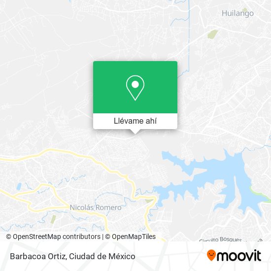 Mapa de Barbacoa Ortiz