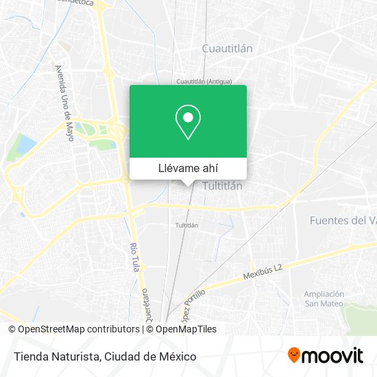 Mapa de Tienda Naturista