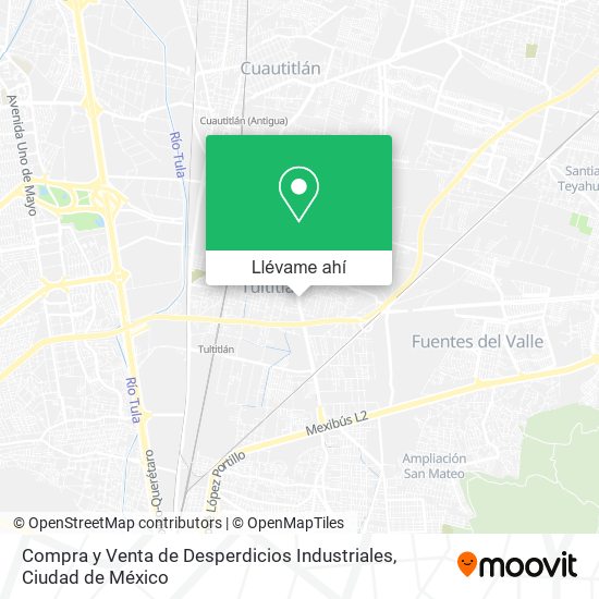 Mapa de Compra y Venta de Desperdicios Industriales