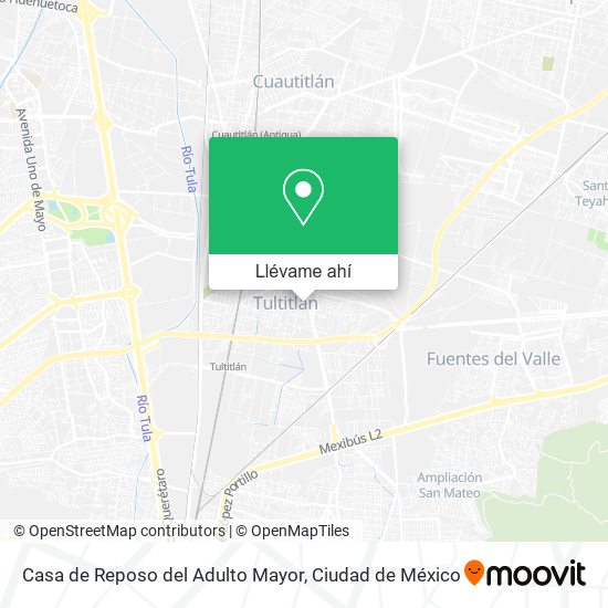 Mapa de Casa de Reposo del Adulto Mayor