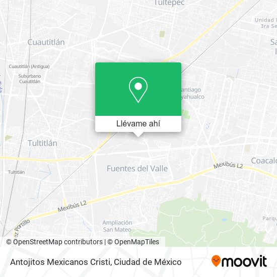 Mapa de Antojitos Mexicanos Cristi