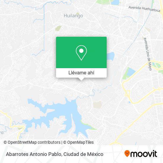 Mapa de Abarrotes Antonio Pablo