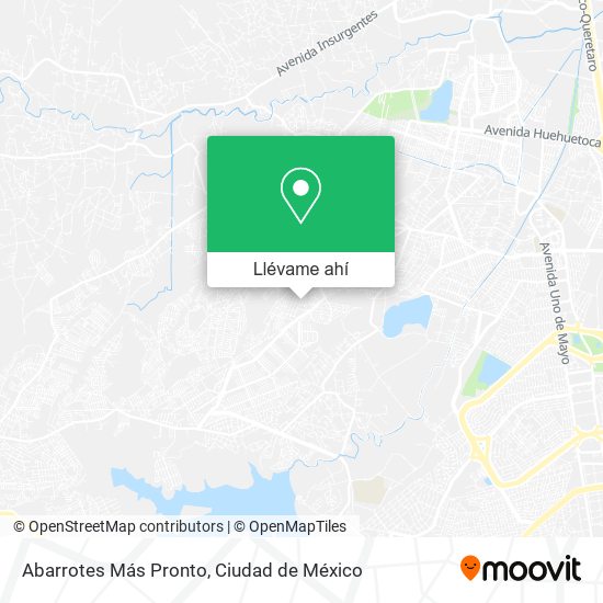 Mapa de Abarrotes Más Pronto