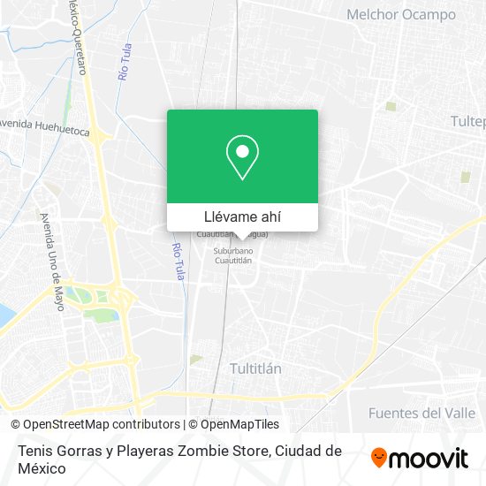 Mapa de Tenis Gorras y Playeras Zombie Store