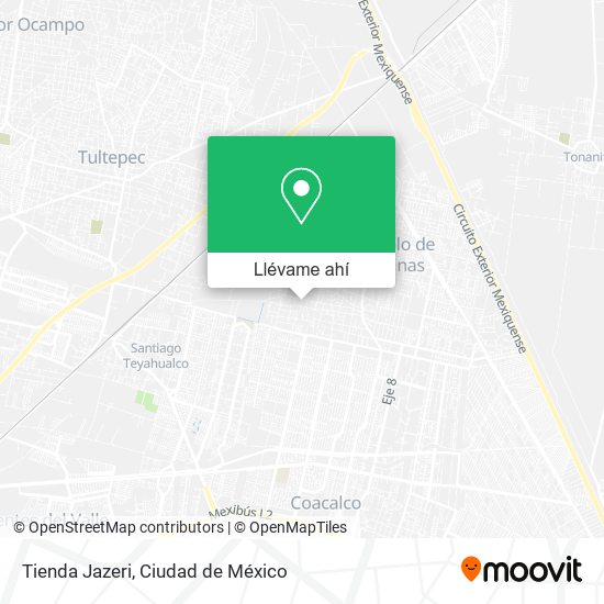 Mapa de Tienda Jazeri