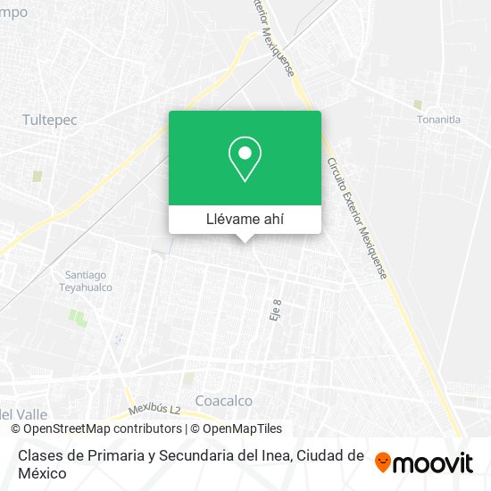 Mapa de Clases de Primaria y Secundaria del Inea