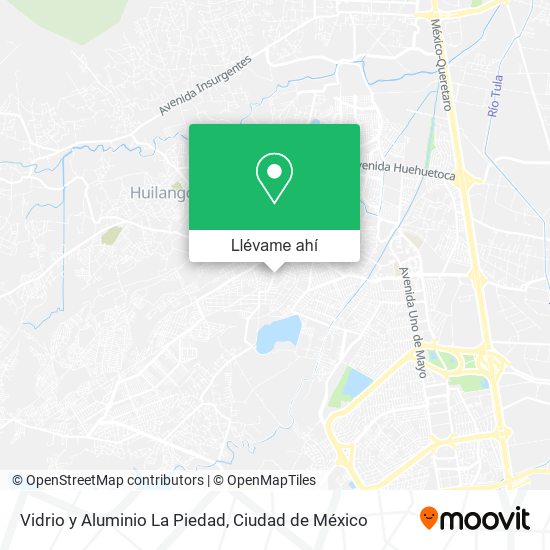 Mapa de Vidrio y Aluminio La Piedad