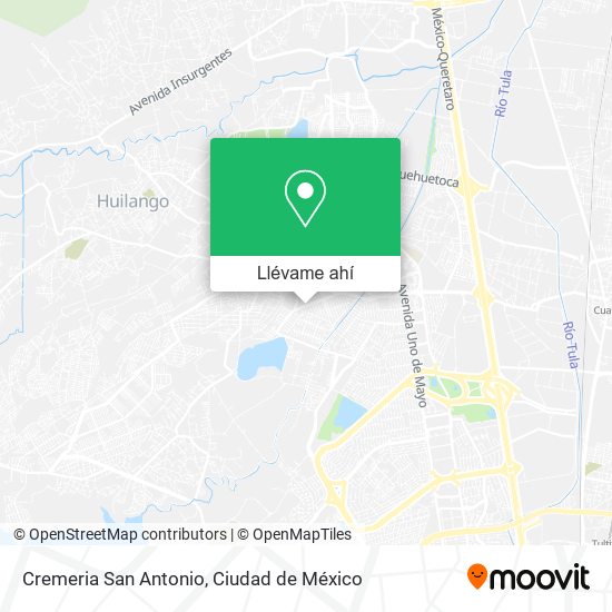 Mapa de Cremeria San Antonio