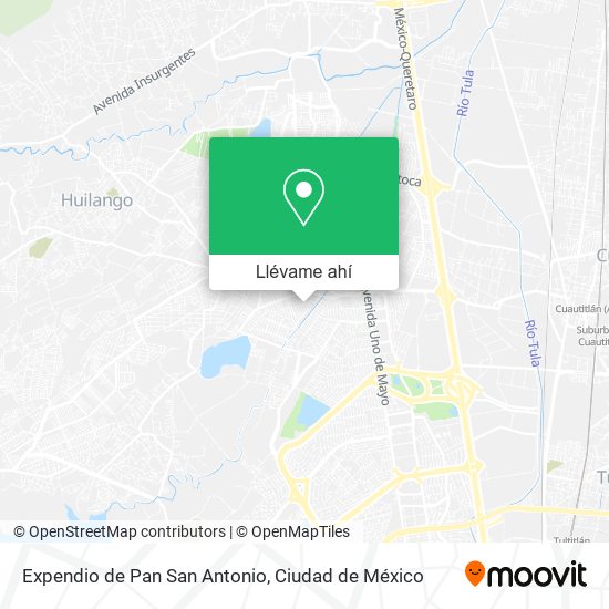 Mapa de Expendio de Pan San Antonio