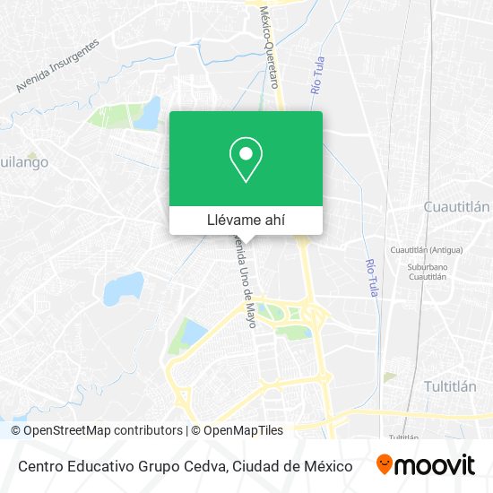 Mapa de Centro Educativo Grupo Cedva