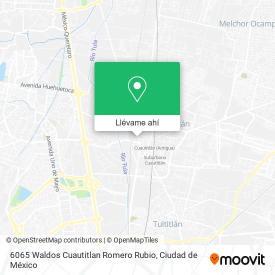 Mapa de 6065 Waldos Cuautitlan Romero Rubio