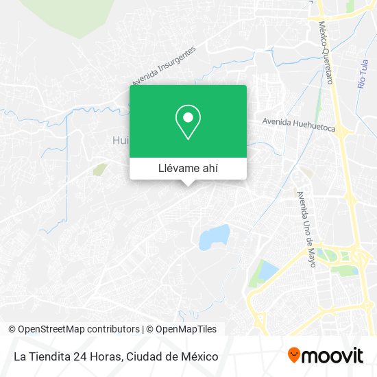 Mapa de La Tiendita 24 Horas