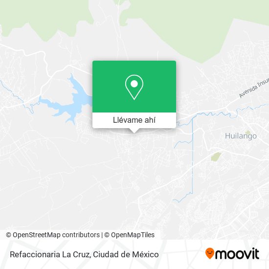 Mapa de Refaccionaria La Cruz