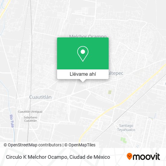 Mapa de Circulo K Melchor Ocampo