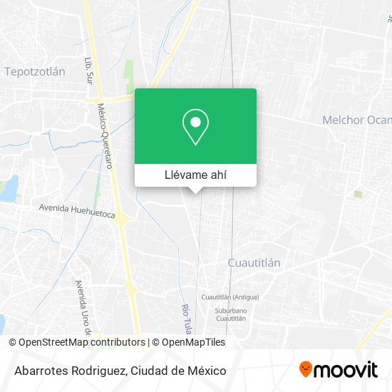 Mapa de Abarrotes Rodriguez