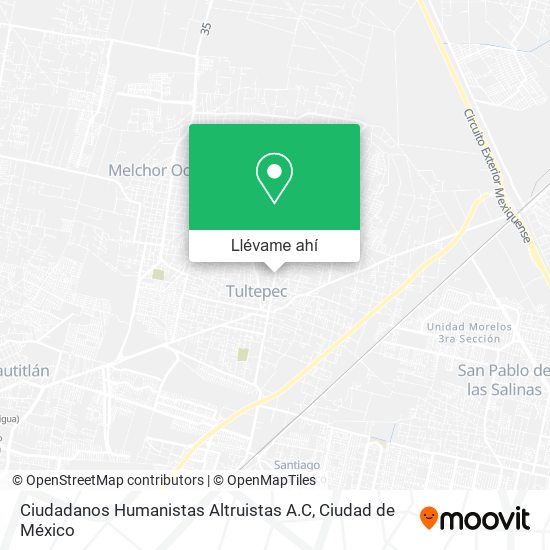Mapa de Ciudadanos Humanistas Altruistas A.C