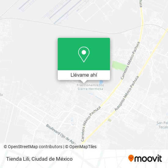 Mapa de Tienda Lili