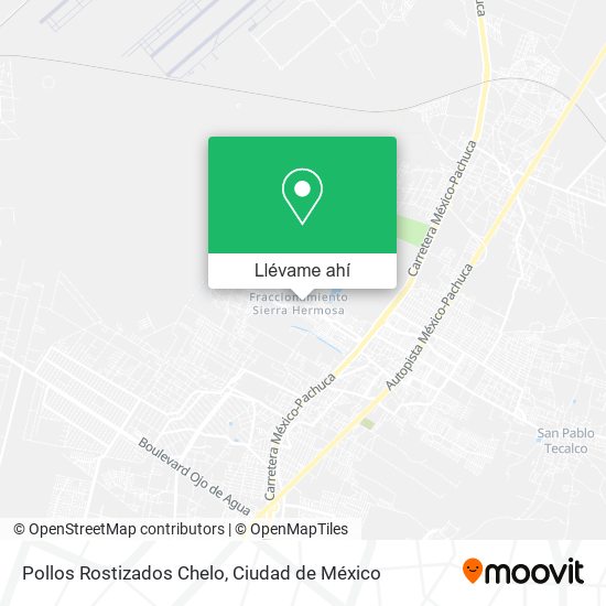 Mapa de Pollos Rostizados Chelo