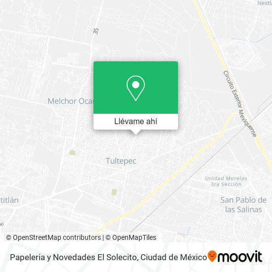 Mapa de Papeleria y Novedades El Solecito