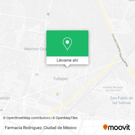 Mapa de Farmacia Rodriguez