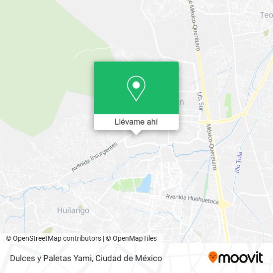 Mapa de Dulces y Paletas Yami