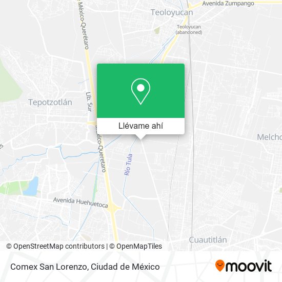 Mapa de Comex San Lorenzo