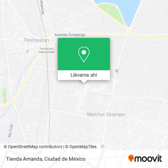 Mapa de Tienda Amanda